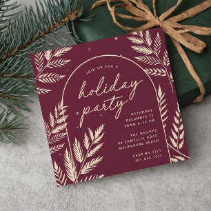 Invitation Winter Laurel Fête