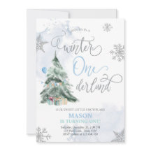 Winter Onederland Boy Blue Hiver 1er anniversaire