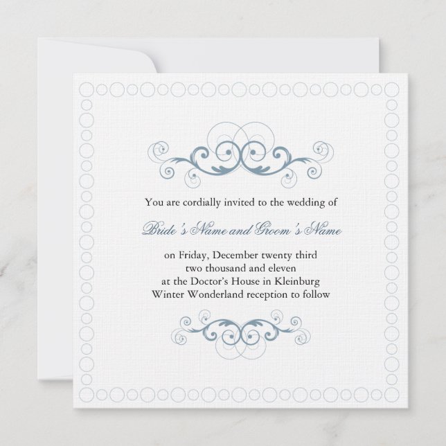 Invitation Winter Wonderland (Devant)