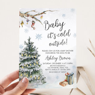 Invitation Winter Wonderland Baby shower
