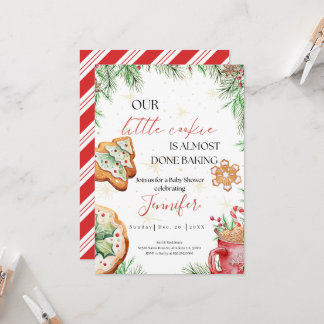 Invitation Winter Wonderland Watercolor Baby Shower