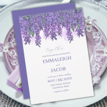 Wisteria Garden Romantique violet Mariage