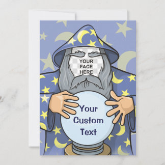Invitation Wizard with your face