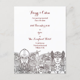 Invitation Woden & Fríge Enregistrer la date