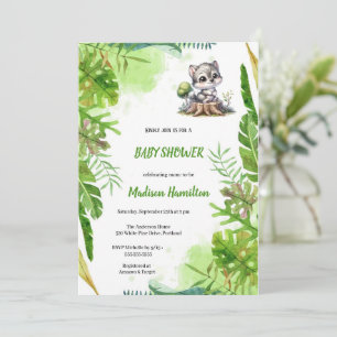 INVITATION WOLF BABYSHOWER