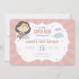 Invitation Wonder Woman   Premier anniversaire de Super Hero