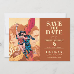 Invitation Wonder Woman & Superman Enregistrer l'invitation d