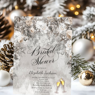 Invitation Wonderland Flowers Forest