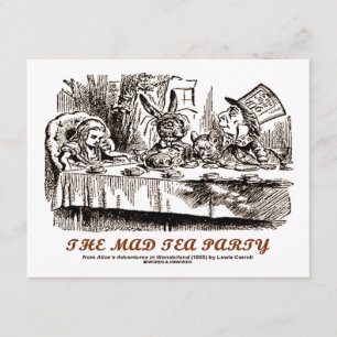 Invitation Wonderland La Fête Du Thé Mad Alice Mad Hatter