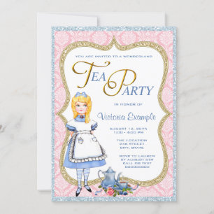 Invitation Wonderland Tea Party