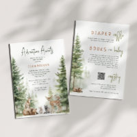 Woodland Adventure Attend | Tout en un Baby shower
