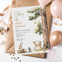 Woodland "Appelons tous les animaux de la fête" An