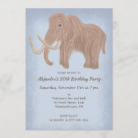 Woolly Mammoth Custom Birthday Party