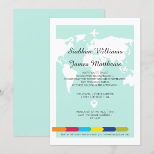 Invitation World Travel Mariage