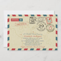 World Traveller Airmail | Fête des mariées