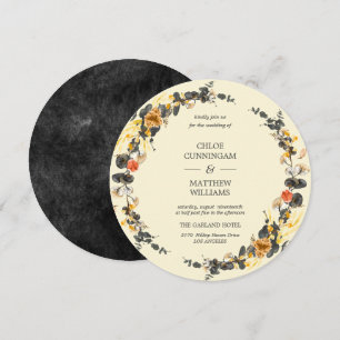 Invitation Wreath d'automne   Cycle Mariage moderne