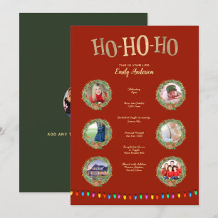 INVITATION XMAS VOTRE VIE- AJOUTER DES PHOTOS + DES MILESTONE