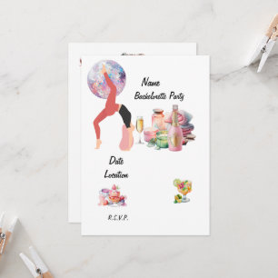 Invitation Yoga Bachelorette