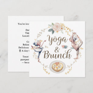 Invitation Yoga et Brunch