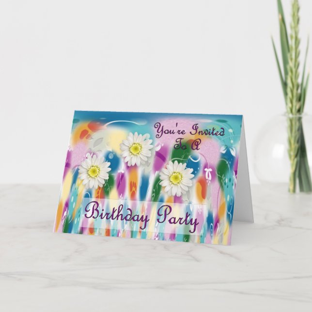 Invitation You&apos ; re Invité à une fête d'anniversaire (Devant)