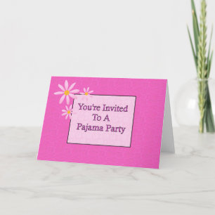 Invitation You&apos ; re Invité à une fête de pyjama