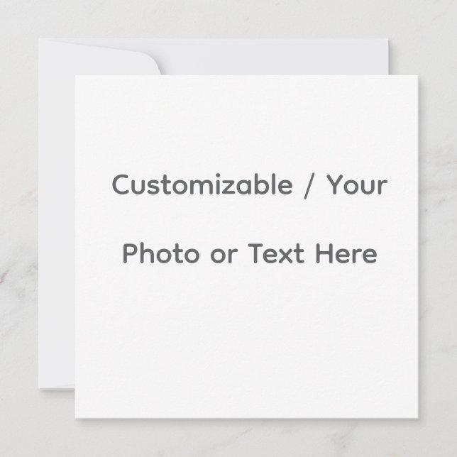 Invitation Your Photo or Text Here (Customizable Design) (Devant)