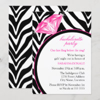Zebra Print & Bachelorette Party