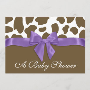 Invitation Zones de girafe et Baby shower à mâchoires