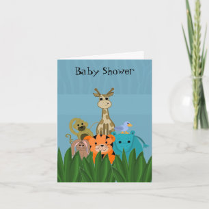 Invitation Zoo Baby shower animal