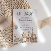 Zoo Nursery Animaux Oh Baby shower