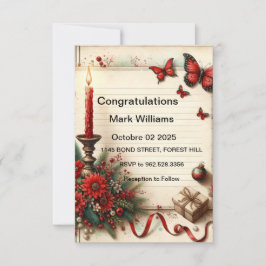 InvitationElégante conception de Faire-part de mar