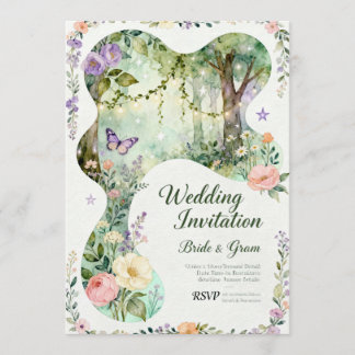 InvitationNature’s Romance – Faire-part de mariage