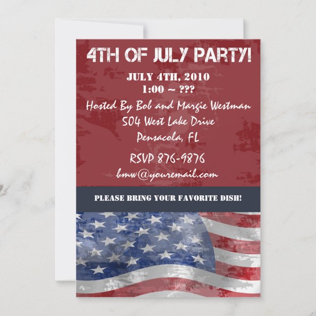 Invitations 4 juillet (Devant)