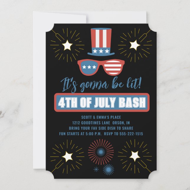 Invitations 4 juillet (Devant)