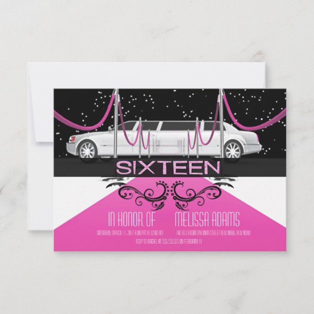 Invitations à 16 fêtes de fin d'année de Red Carpe (Devant)