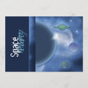 Invitations à des soirées thématiques spatiales - 