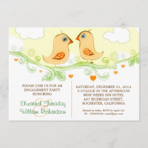 invitations à deux parties d'engagement inséparabl