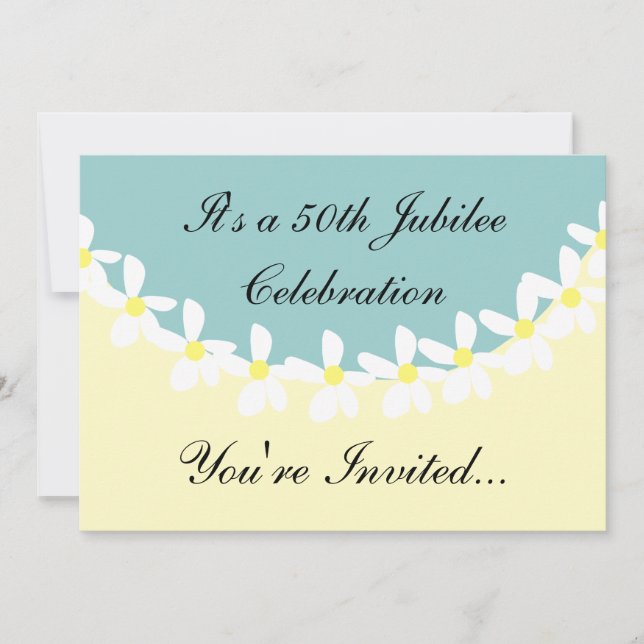 Invitations à la célébration du 50e anniversaire d (Devant)