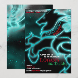 Invitations à la cérémonie de blackout du loup de 