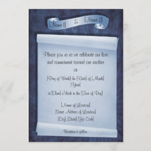 Invitations à la cérémonie d'engagement