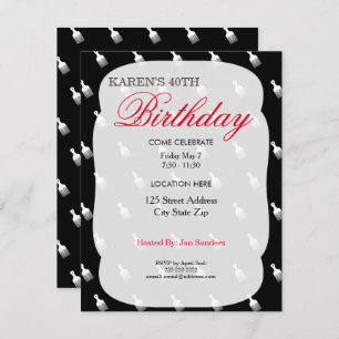 Invitations à la fête d'anniversaire Afro Puff