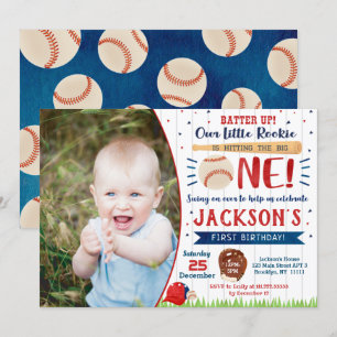 Invitations à la fête d'anniversaire de baseball