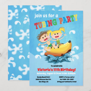 Invitations à la fête d'anniversaire de la banane