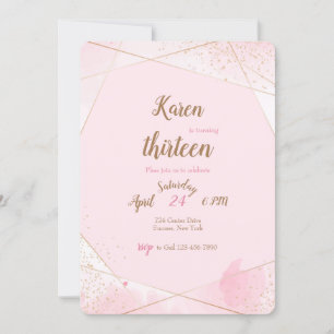 Invitations à la fête d'anniversaire des Angles ro