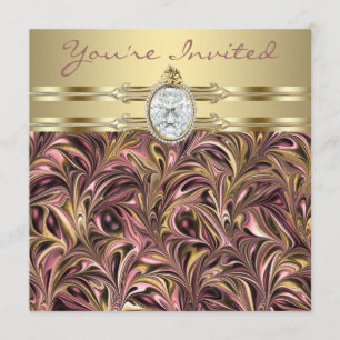 Invitations à la fête d'anniversaire des femmes d'