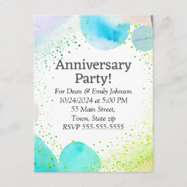 Invitations à la fête de l'anniversaire