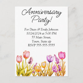 Invitations à la fête de l'anniversaire