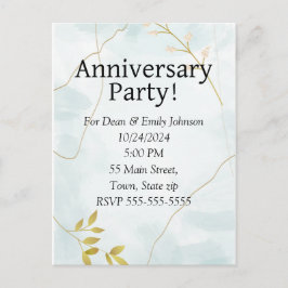 Invitations à la fête de l'anniversaire