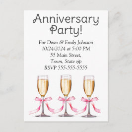 Invitations à la fête de l'anniversaire