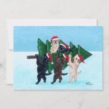 Invitations à la fête de Noël au Labrador